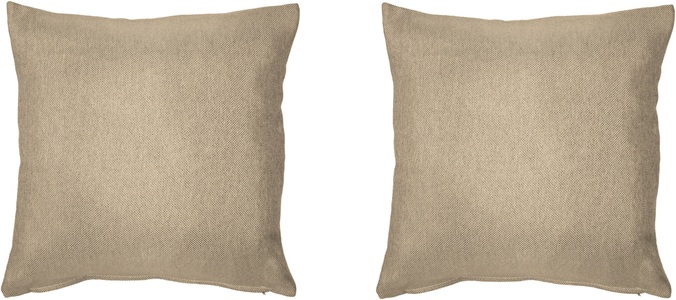 Home Basics, Home Basics Dekokissen »BIG JOHN«, (2 St.), mit Füllung und Reissverschluss, Home Basics Dekokissen »BIG JOHN«, Kissenhüllen mit Füllung und Reissverschluss