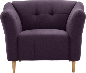 exxpo - sofa fashion, exxpo - sofa fashion Sessel, mit Holzfüssen, frei im Raum stellbar, 