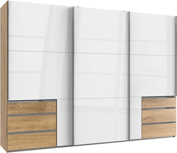 fresh to go, Fresh To Go Schwebetürenschrank »Level«, mit Glastüren, Wimex Schwebetürenschrank »Level by fresh to go«, mit Glastüren