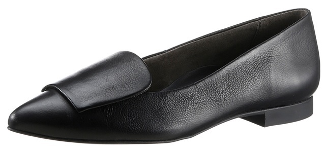 Paul Green, Loafer aus weichem Kalbsleder Paul Green Schwarz, Paul Green - Ballerinas, für Damen, Schwarz, Größe 38