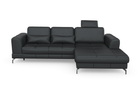 sit&more Ecksofa »Bendigo V«, inklusive Sitztiefenverstellung, Bodenfreiheit 12 cm, wahlweise in 2 unterschiedlichen Fussfarben