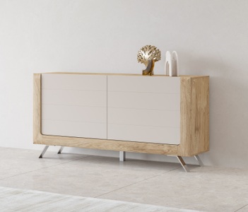 Leonique Sideboard »Kasai«, Breite 160,5 cm, mit 2 Türen