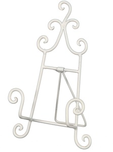 Ambiente Haus, Ambiente Haus Kochbuchhalter »Staffelei in Weiss - 24 cm«, (1 St.), Ambiente Haus Kochbuchhalter »Staffelei in Weiss - 24 cm«, (1 St.)