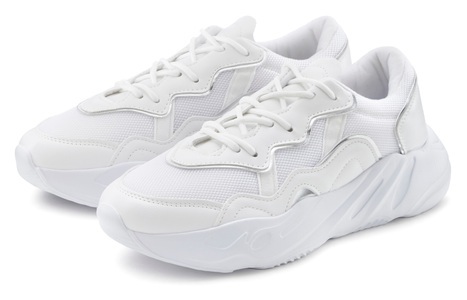 Lascana, LASCANA Sneaker, im sportiven Look und Chunky-Sohle VEGAN, 