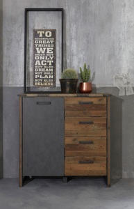HOME AFFAIRE, Home affaire Kommode »Bristol«, Breite 119 cm, Home affaire Kommode »Bristol«, Breite 119 cm