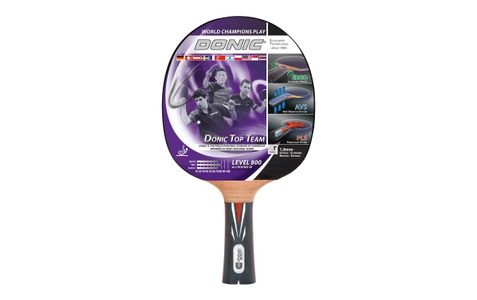 Mts Sportartikel, TOP TEAMS 800 Attack Tischtennis Schläger, AVS, PLS-Griff, DONIC Schildkröt Tischtennisschläger Top Team 800