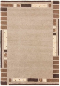 carpetfine, carpetfine Wollteppich »Nepal Jaipur«, rechteckig, 20 mm Höhe, reine Wolle, handgeknüpft, Wohnzimmer, 