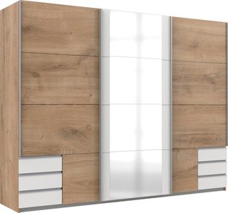 Wimex, Wimex Schwebetürenschrank »Emden«, Ausführung mit Spiegel, Wimex Schwebetürenschrank »Emden moderner Kleiderschrank mit Spiegel und Schubladen BESTSELLER«, Schlafzimmer Schrank Garderobenschrank mit Schwebetüren Topseller
