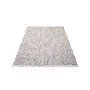 Carpet City Teppich »CLASICO 0052«, rechteckig, Kurzflor, Fransen, Meliert, Boho-Stil, Wohnzimmer