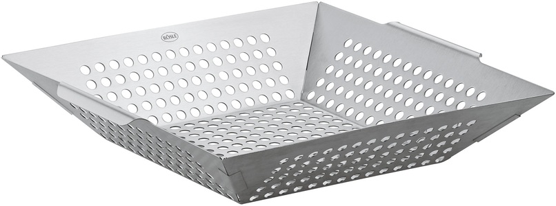 Rösle, Rösle Grillpfanne 33.5 x 30 cm, RÖSLE Grillpfanne »Grill- und Gemüsepfanne« Edelstahl 18/10
