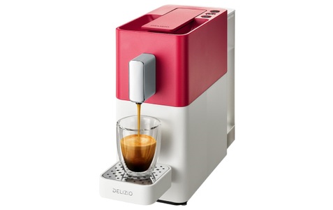 undefined, Kapselmaschine »Carina Heart«, Delizio Kapselmaschine Carina Heart Rot/Weiss