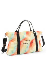 Venice Beach, Venice Beach Sporttasche, grosse Umhängetasche mit Batikdruck, Venice Beach Sporttasche, grosse Umhängetasche mit Batikdruck