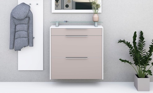 borchardt Möbel, borchardt Möbel Schuhschrank »Oliva«, Breite 89 cm, hängend, borchardt Möbel Schuhschrank »Oliva«, Breite 89 cm, hängend, mit 2 Doppeltrommel und 1 Schubkasten