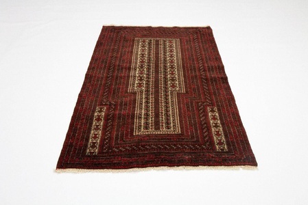 MorgenLand, morgenland Teppich »Belutsch Teppich handgeknüpft rot«, rechteckig, 6 mm Höhe, handgeknüpft, morgenland Teppich »Belutsch Teppich handgeknüpft rot«, rechteckig, 6 mm Höhe, handgeknüpft