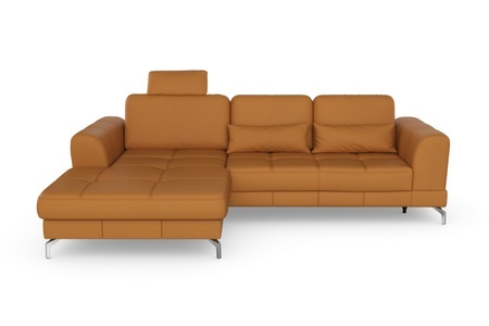 sit&more Ecksofa »Bendigo V«, inklusive Sitztiefenverstellung, Bodenfreiheit 12 cm, wahlweise in 2 unterschiedlichen Fussfarben