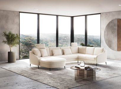 sit&more Wohnlandschaft »Soul U-Form«, wahlweise mit Bettfunktion und Bettkasten oder Schubkasten