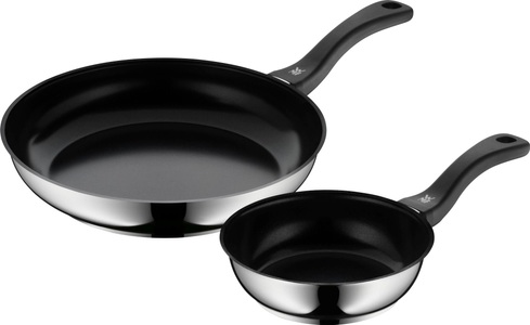 Wmf, WMF Pfannen-Set »Devil«, Cromargan® Edelstahl Rostfrei 18/10, (Set, 2 tlg.), Ø 18/28 cm, Induktion, WMF Pfannen-Set »Devil«, Cromargan® Edelstahl Rostfrei 18/10, (Set, 2 tlg.), Induktion