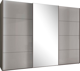 Wiemann, WIEMANN Schwebetürenschrank »Kos«, mit Spiegeltür und Schattenfuge, WIEMANN Schwebetürenschrank »Kos«, mit Spiegeltür und Schattenfuge