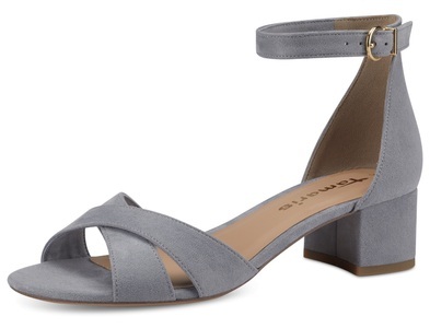 TAMARIS, Tamaris Sandalette, mit bezogenem Absatz, 