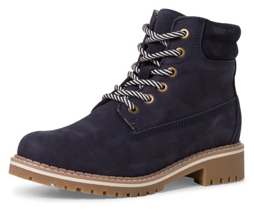 TAMARIS, Tamaris Winterboots, Tamaris Winterboots, Blockabsatz, Schnürboots, Outdoorschuh mit Duo-Tex-Ausstattung