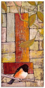 Artland, Artland Glasbild »Vogel auf einem Ast I«, Artland Glasbild »Vogel auf einem Ast I«, Vögel, (1 St.), in verschiedenen Grössen