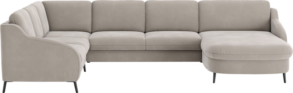sit&more Wohnlandschaft »Soul U-Form«, wahlweise mit Bettfunktion und Bettkasten oder Schubkasten
