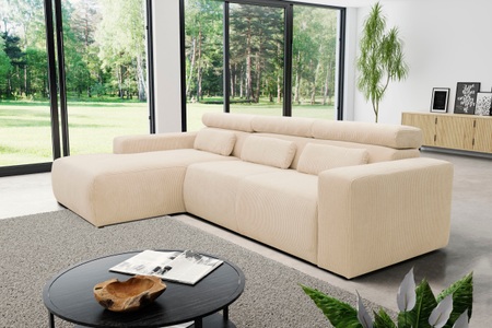 DOMO collection Ecksofa »Brandon grosse Ausführung B/T/H: 289/177/80 cm«