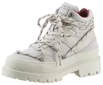 TOMMY JEANS, Tommy Jeans Schnürboots »TJW HYBRID BOOT«, in nachhaltiger Verarbeitung, 