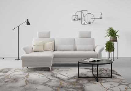 INOSIGN, INOSIGN Ecksofa »Palm Beach«, Federkern, mit Sitztiefenverstellung, wahlweise mit Bettfunktion, Bettkasten und Armteilverstellung, INOSIGN Ecksofa »Palm Beach L-Form«, Federkern, mit Sitztiefenverstellung, wahlweise mit Bettfunktion