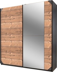 Wimex, Wimex Schwebetürenschrank »Marl«, in den 2 Breiten 135cm und 180cm, Schwebetürenschrank LAS VEGAS grafit 2 Türen
