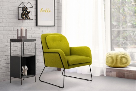 INOSIGN, INOSIGN Sessel »Flin«, mit Knöpfen und Kissenoptik im Rücken, INOSIGN Sessel »Flin Cocktailsesel«, mit Knöpfen und Kissenoptik im Rücken