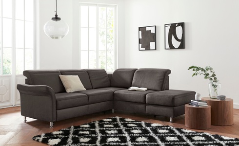 sit&more Ecksofa, inklusive Federkern, wahlweise mit Kopfteilverstellung, Bettfunktion und Stauraum