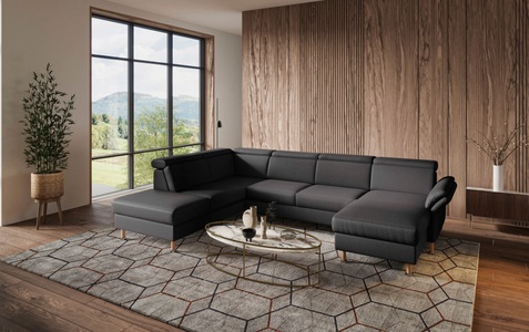 Home affaire Wohnlandschaft, wahlweise mit motorischer Relaxfunktion