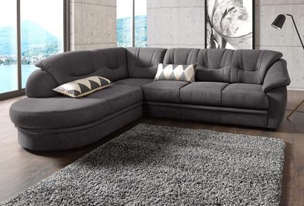 SIT&MORE, sit&more Ecksofa, sit&more Ecksofa »Savoni L-Form«, wahlweise mit Bettfunktion