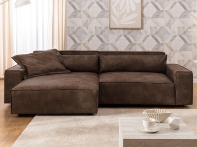 GOODproduct, GOODproduct Ecksofa »KINLEE Design-Sofa mit Recamiere rechts/links, Masse B/T/H 251/144/70cm« L-Form mit Wellenunterfederung, ohne Bettfunktion, modern und beguem, GOODproduct Ecksofa »KINLEE Design-Sofa mit Recamiere rechts/links, Masse B/T/H 251/144/70cm« L-Form mit Wellenunterfederung, ohne Bettfunktion, modern und beguem
