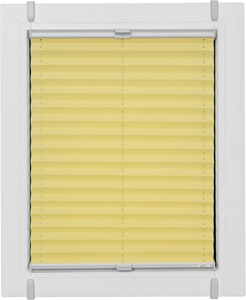 SUNLINES, sunlines Plissee »One Size Style Crepe«, blickdicht, ohne Bohren, verspannt, Zubehörfarbe grau, zum Klemmen, sunlines Plissee »One Size Style Crepe«, blickdicht, ohne Bohren, verspannt, Zubehörfarbe grau, zum Klemmen