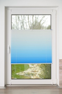 K-HOME, K-HOME Plissee »Farbverlauf«, Lichtschutz, ohne Bohren, verspannt, K-HOME Plissee »Farbverlauf«, Lichtschutz, ohne Bohren, verspannt