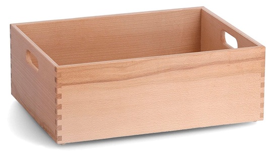 undefined, Allzweckkiste Buche lackiert, Allzweckkiste Buche Lackiert | 15 × 30 × 40 cm | 14.7 l