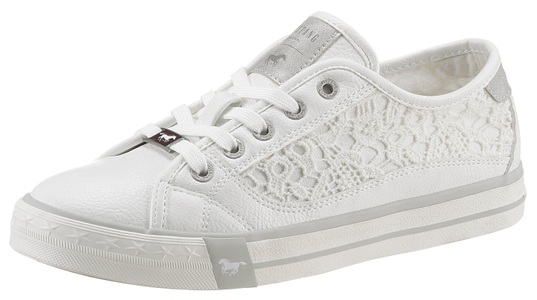 MUSTANG SHOES, Mustang Shoes Sneaker, mit sommerlicher Blütenapplikation, 