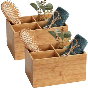 Wenko, WENKO Badorganizer »Terra« (Set, 2 Stück), WENKO Badorganizer »Terra«, (Set, 2 St.), aus Bambus