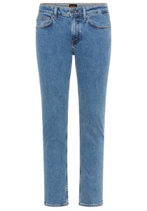 Boss Orange, BOSS ORANGE Slim-fit-Jeans "DELAWARE BO" mit BOSS Leder-Badge