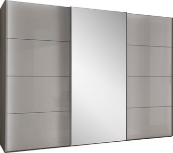 Wiemann, WIEMANN Schwebetürenschrank »Kos«, mit Spiegeltür und Schattenfuge, WIEMANN Schwebetürenschrank »Kos«, mit Spiegeltür und Schattenfuge