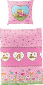 undefined, Biber Kinder-Wendebettwäsche Lillifee, Prinzessin Lillifee Kinderbettwäsche »Reh«, Biber, 100 % Baumwolle, Lillifee, pflegeleicht