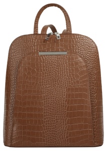 CLUTY, Cluty Cityrucksack, echt Leder, Made in Italy, Cluty Cityrucksack, echt Leder, Made in Italy