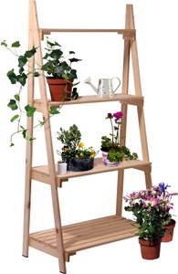 DOBAR, DOBAR Blumentreppe BxTxH: 75x39x146 cm, Kiefer, dobar Blumenständer »Blummentreppe«, BxTxH: 75x39x146 cm