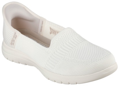 Skechers, Skechers Slip-Ins On The Go Flex Damen Creme, 