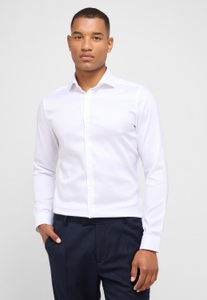 ETERNA Mode GmbH, SUPER SLIM Performance Shirt in weiß strukturiert, 