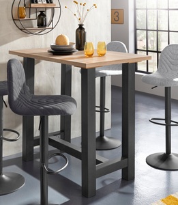 undefined, Bartisch, Gestell in U-Form (Breite 120 oder 140 cm), Mäusbacher Bartisch, Gestell in U-Form (Breite 120, 140 oder 160 cm)