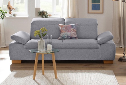 HOME AFFAIRE, Home affaire 2-Sitzer »Maven«, mit Kopfteil- und Armlehn-Verstellung, Federkern, 