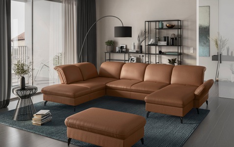 sit&more Wohnlandschaft, Wahlweise mit Bett-, Kopfteil - und Armlehnfunktion, sowie Bettkasten